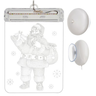 Závesná vianočná 3D LED dekorácia - Santa Claus