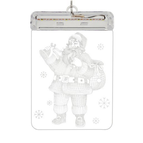 Závesná vianočná 3D LED dekorácia - Santa Claus