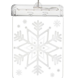 Závesná vianočná 3D LED dekorácia - snehová vločka