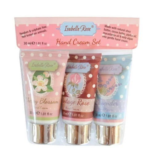 Darčeková sada krémov na ruky - Vintage rose, Cherry blossom & Lavender 3x30 ml