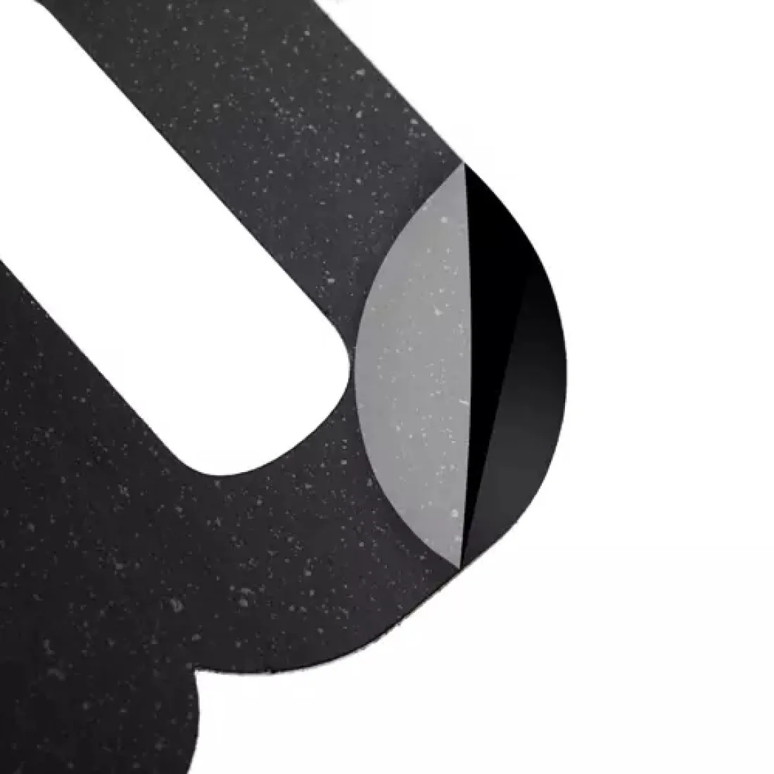 Dizajnové 3D nalepovacie hodiny 130 cm - čierne