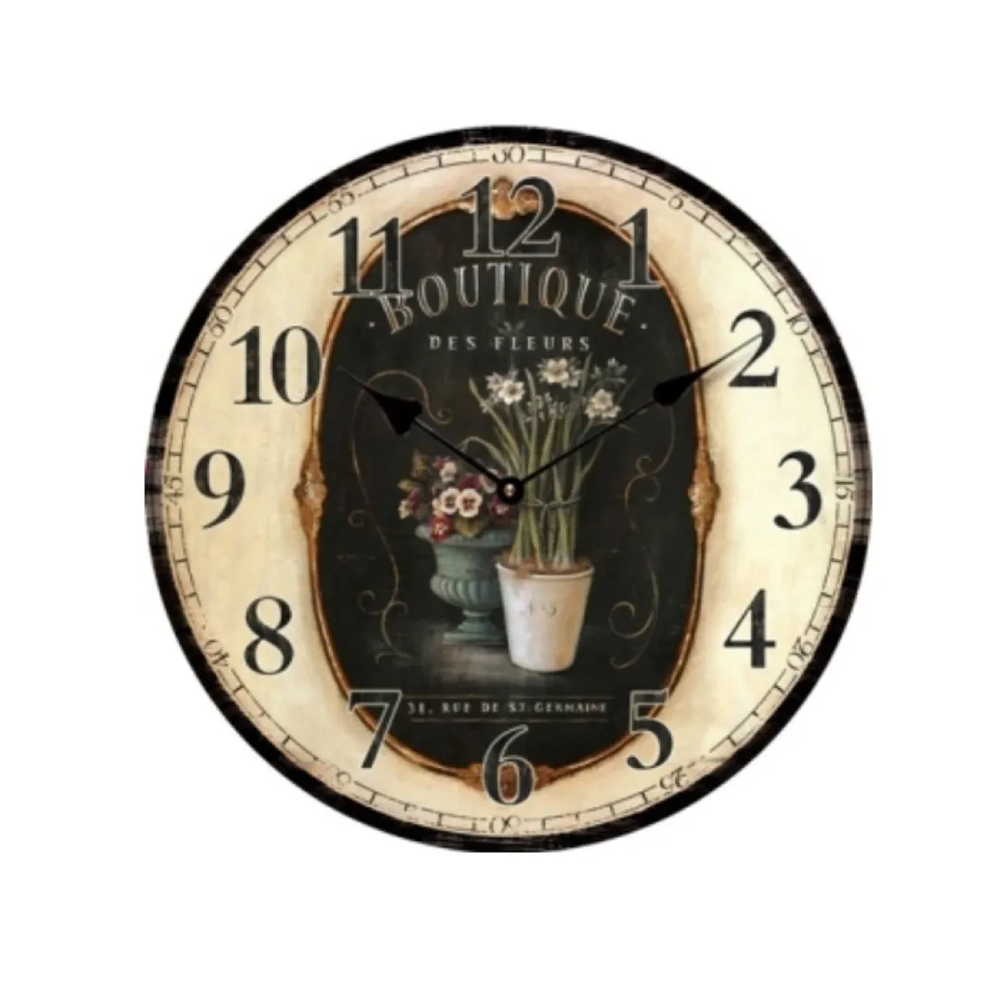 Drevené hodiny Boquet 29 cm