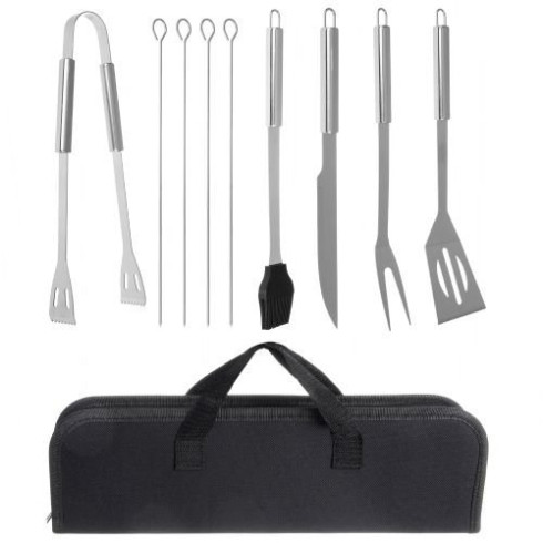Grilovacie náradie v púzdre 9 dielov