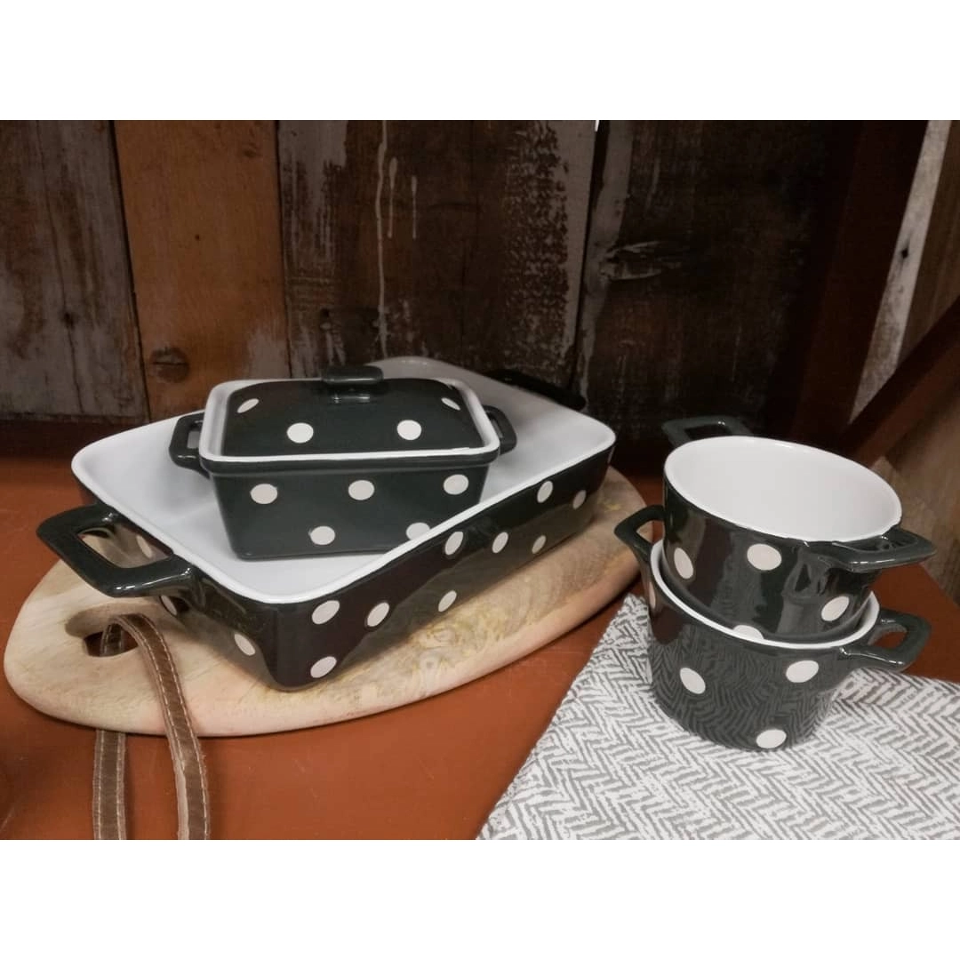 Keramický pekáč 23 cm antracit