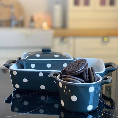 Keramický pekáč 23 cm antracit