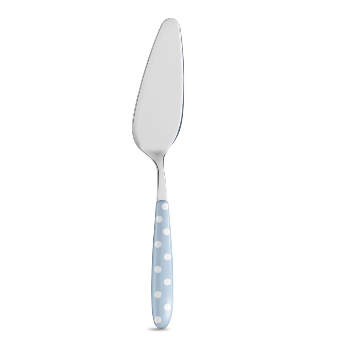 Nerezová lopatka na tortu 26 cm svetlo modrá