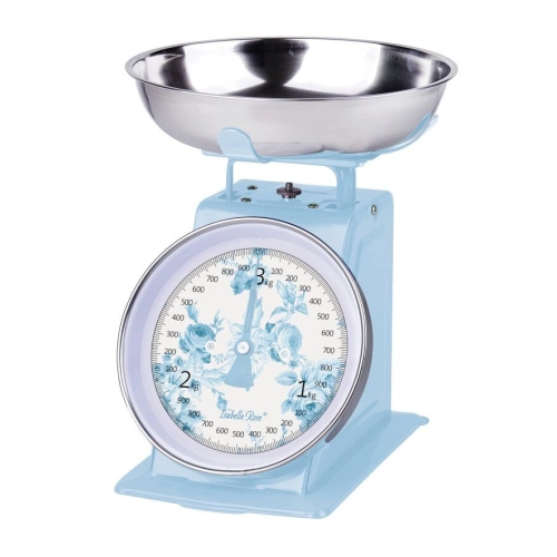 Retro kuchynská váha Nathalie modrá