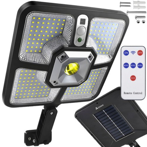 Nástěnná solární lampa 220LED se senzorem pohybu