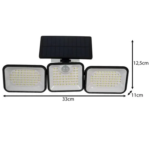 Solární lampa 180 LED IP65