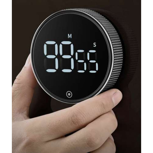 Digitálna kuchynská minútka, čierna