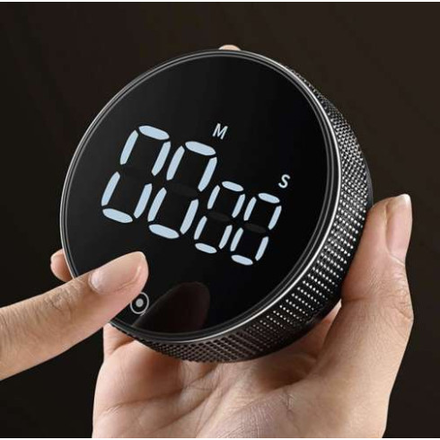 Digitálna kuchynská minútka, čierna