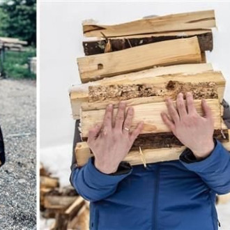 Taška na krbové drevo