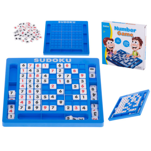 Číselná logická hra sudoku puzzle