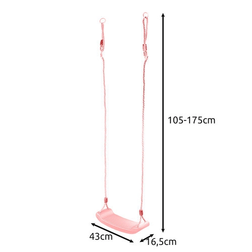 Detská hojdačka - ružová