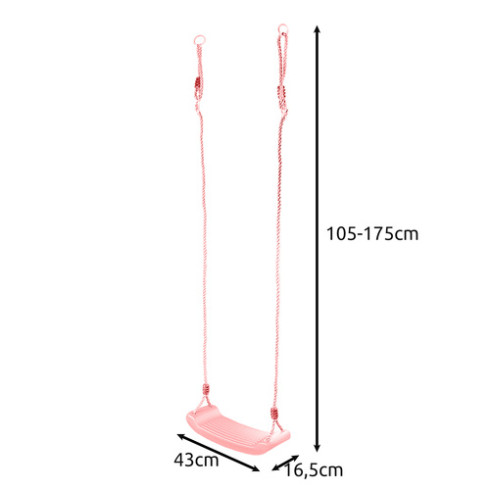 Detská hojdačka - ružová