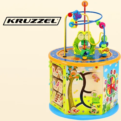 Drevená edukačná hračka 8v1