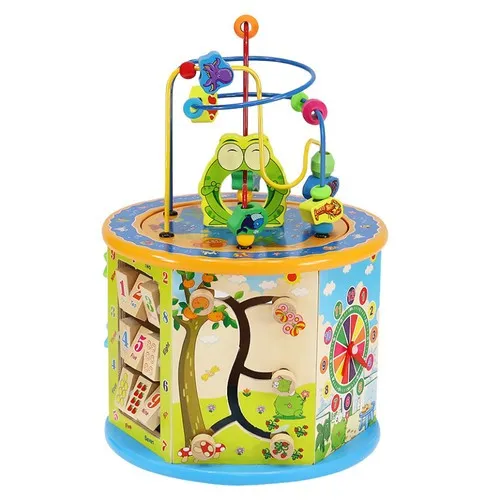 Drevená edukačná hračka 8v1