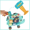 Interaktívny Montessori sloník - tiedič blokov, kladivo 26 cm