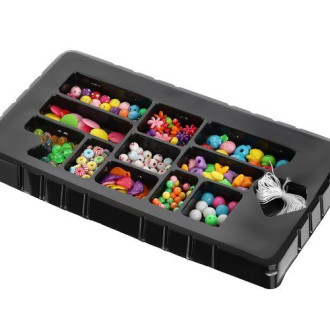 Korálky na výrobu náramkov - Crystal mix