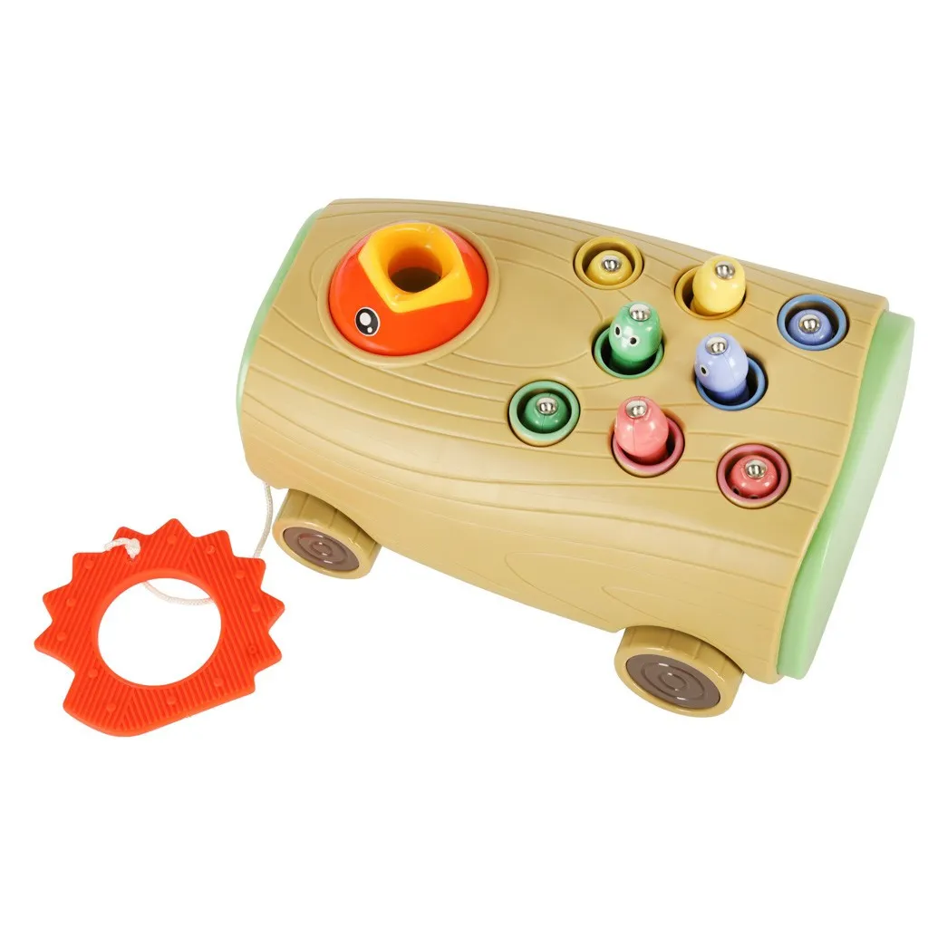 Magnetická plastová hra Feed the Bird na kolečkách