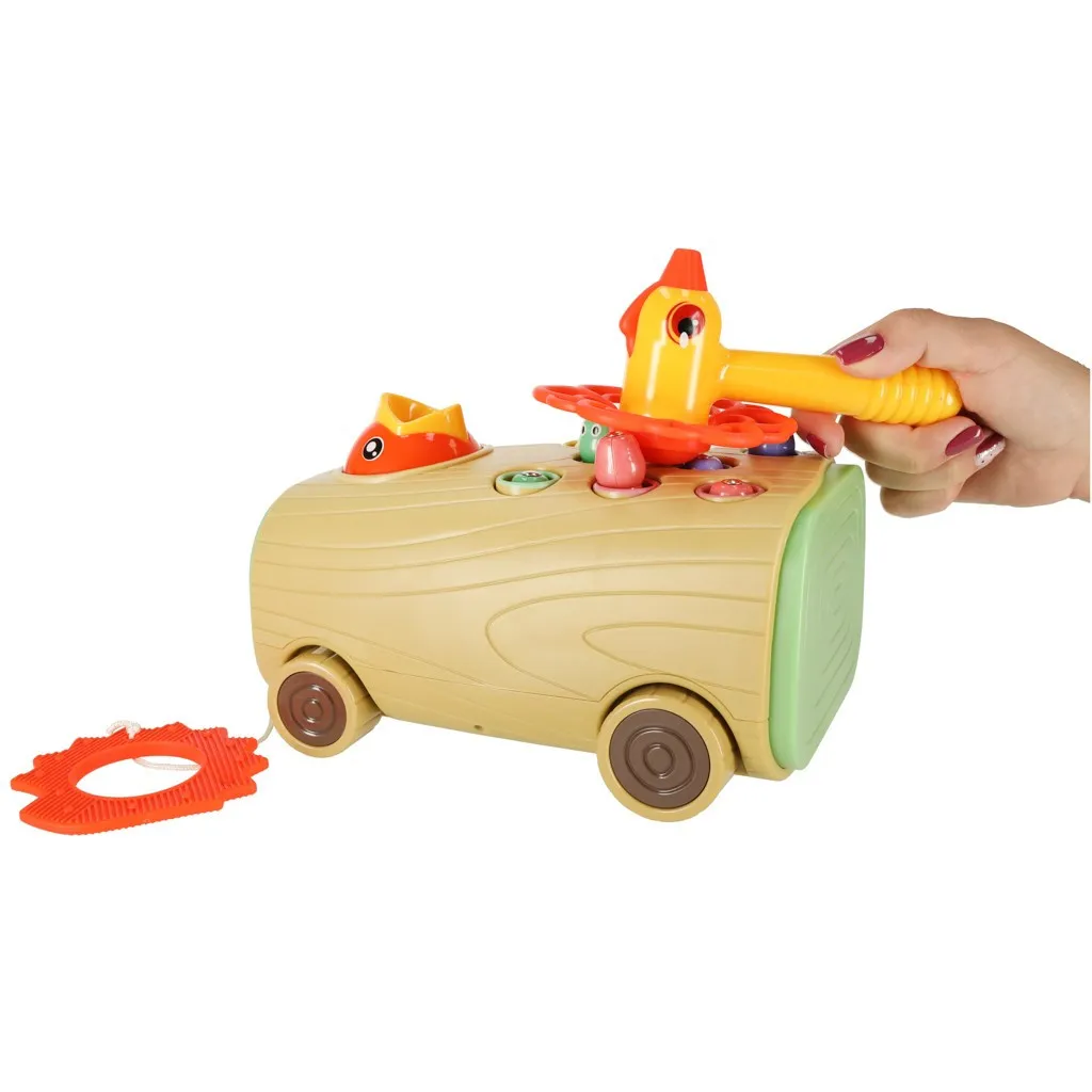 Magnetická plastová hra Feed the Bird na kolečkách