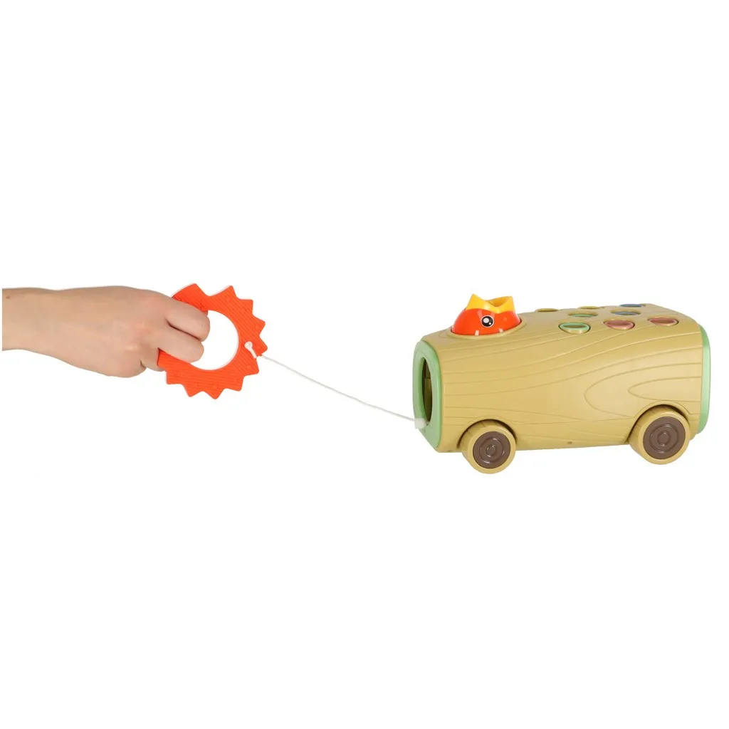 Magnetická plastová hra Feed the Bird na kolečkách