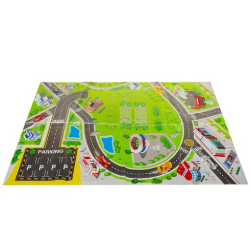 Parkovací garáž - 4-patrová s autíčky a vrtulníkem