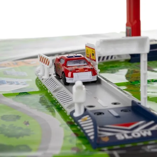 Parkovací garáž - 4-patrová s autíčky a vrtulníkem