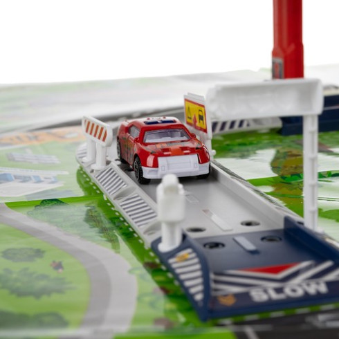 Parkovací garáž - 4-patrová s autíčky a vrtulníkem