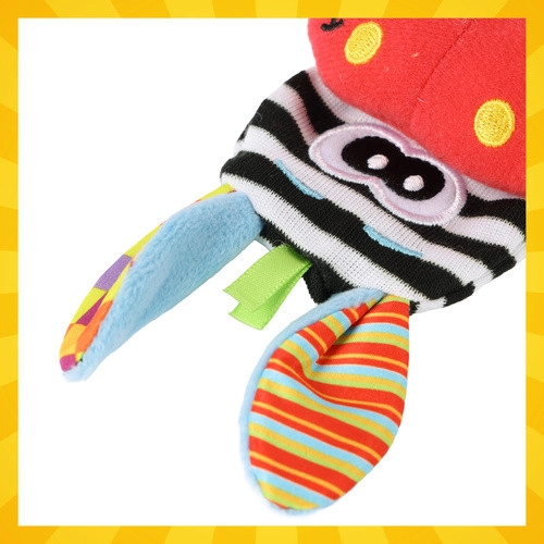 Senzorické hrkálky na ruky a nohy pre bábätká, 4 ks 