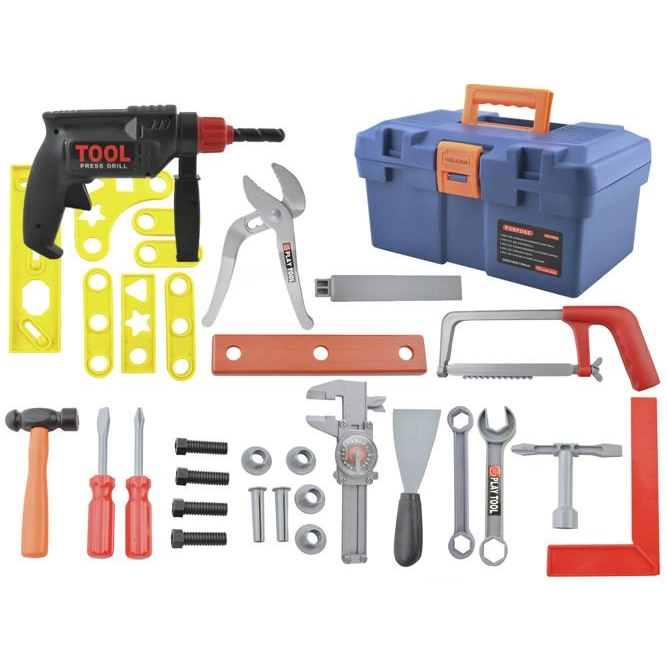 Súprava náradia v kufríku - modrý