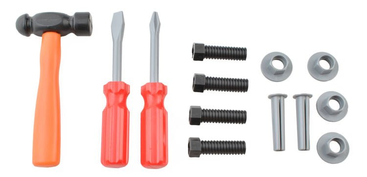 Sada nářadí v kufříku - modrý