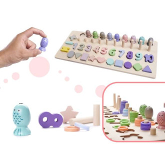 Vzdelávacia doska počítanie s rybičkami