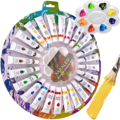 Akrylové farby 12 ml - sada 24 ks