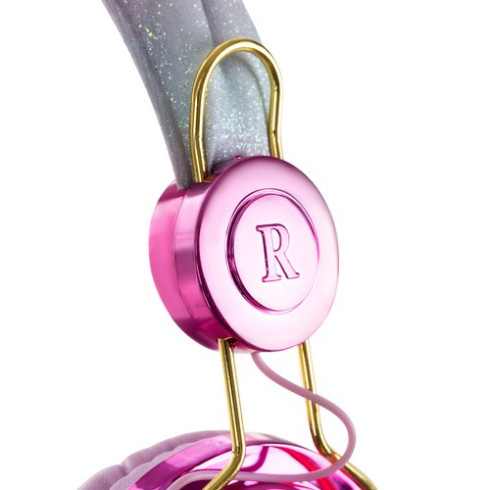 Bezdrôtové slúchadlá jednorožec pre deti - ružové