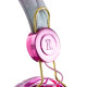 Bezdrôtové slúchadlá jednorožec pre deti - ružové
