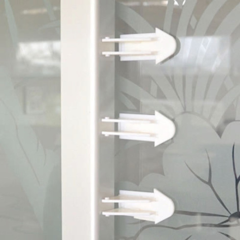 Bezpečnostný uzáver posuvných dverí 1ks