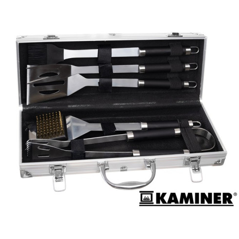 Grilovacie náradie v kufríku - 5 dielna sada