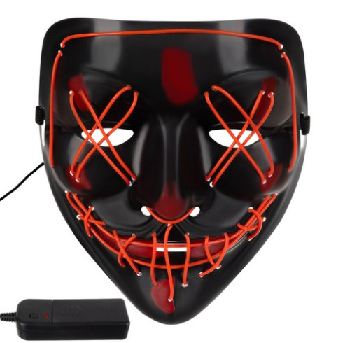 LED svietiaca maska