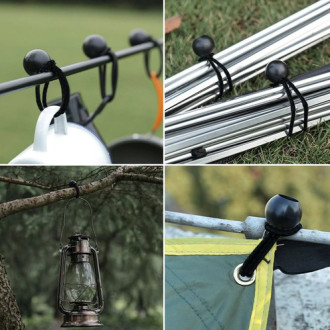 Napínacia guma na plachty s plastovou guličkou 10 ks