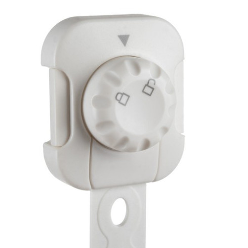 Nastaviteľné zábrany na skrine, blokáda 6 ks