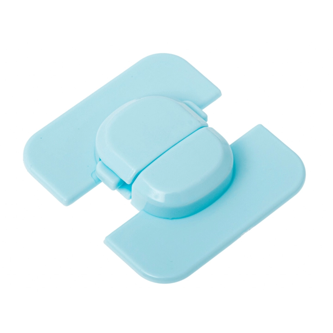 Rohová dětská pojistka na dveře a zásuvku modrá