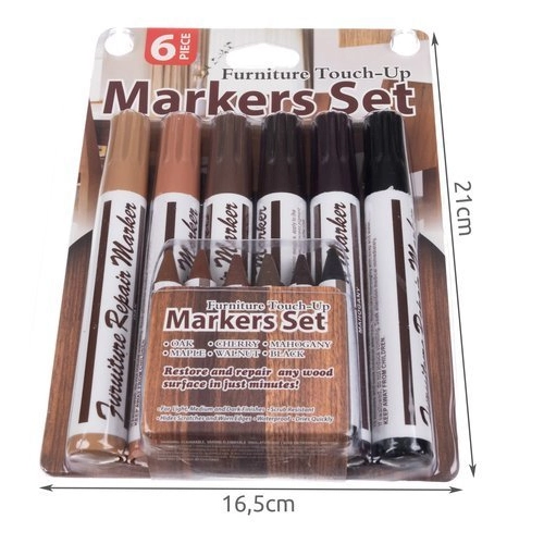 Sada fixiek na opravu nábytku 6 ks