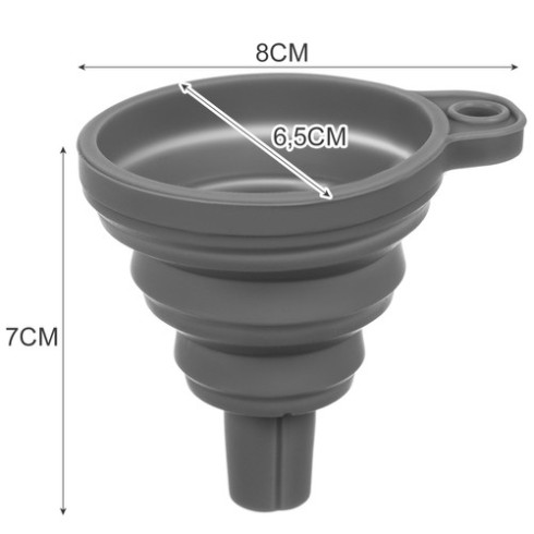 Skládací silikonová nálevka - univerzální