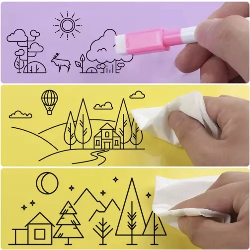 Stierateľné fixky - sada 16 ks 