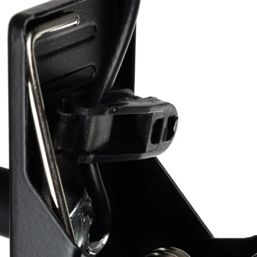 Stolná lampa s klipom - čierna