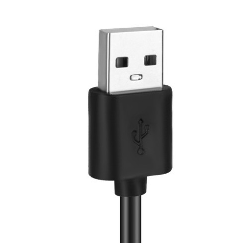 Stolná lampa s klipom - čierna