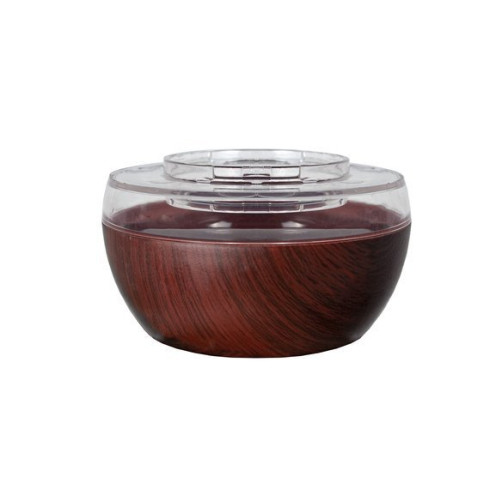 Ultrasonický USB aromatický zvlhčovač vzduchu 300ml - tmavo hnedý