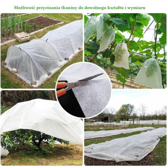 Viacúčelová záhradná agrotextília 2,5 x 5 m