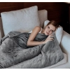 Vyhrievacia elektrická deka 180x130 cm, sivá